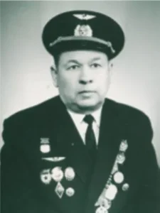Первый командир авиаотряда П. П. Савин